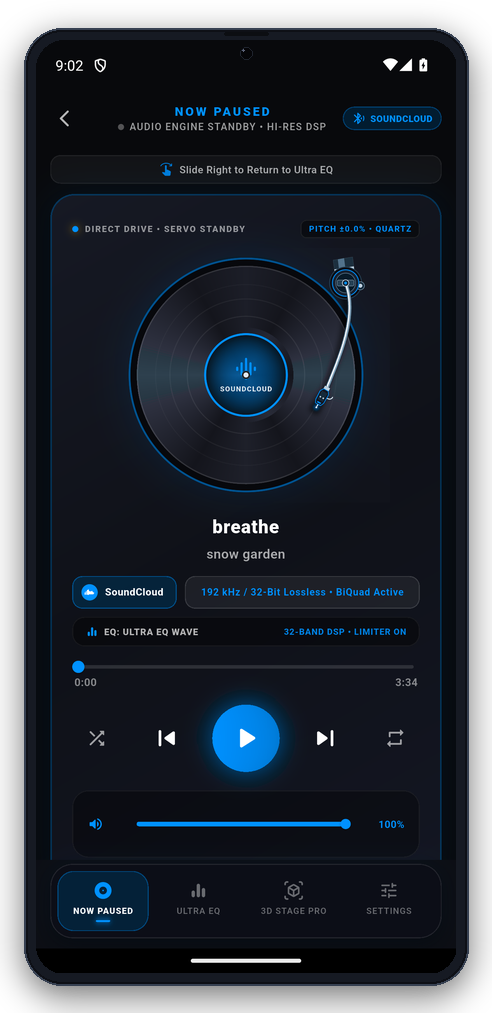 Ultra EQ Now Playing Turntable Mockup